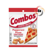 6x Bags Combos Pepperoni Pizza Flavor Baked Cracker Stuffed Snacks | 6.3oz - $45.93 CAD