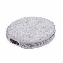 Small Cd Case Round Felt 20 Capacity Cds Storage Wallet Dvd Disc Holder,... - $25.99