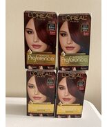 4x Loreal Paris Superior Preference RR-04 Intense Dark Red NO CONDITIONE... - $721.31 MXN
