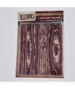 Crafter&#39;s Companion Textures Wood Grain Embossing Folder 5x4 NEW Artist - $6.99