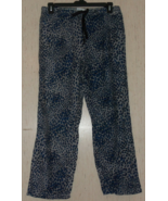 NEW WOMENS LIZWEAR LEOPARD PRINT SUPER SOFT FLANNEL PAJAMA LOUNGE PANTS ... - $25.20