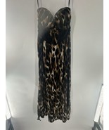 Kardashian Kollection Strapless Leopard Dress SzM - $355.84 MXN