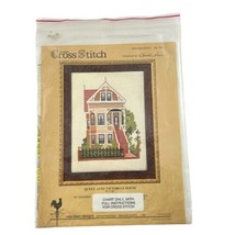 New Dawn Designs Cross Stitch Chart Queen Anne Victorian House - $12.55