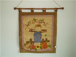 Home Interiors &amp; Gifts Fall Welcome Wall Hanging Homco - £9.43 GBP