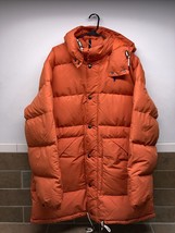 Polo Ralph Lauren Puffer Parka Jacket Coat College Orange Men’s Size M-XXL - £150.12 GBP