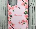 Fits iPhone 12 Mini Blossom Painting Art Phone Cover Case Pink - £14.41 GBP