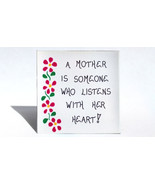 Magnet for Mother - Quote about mom, pink cascading flowers - $74.30 MXN