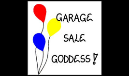 Magnet - Garage Sales - Humorous saying, yard sale enthusiasts.  Red, Yellow, Bl - $3.95