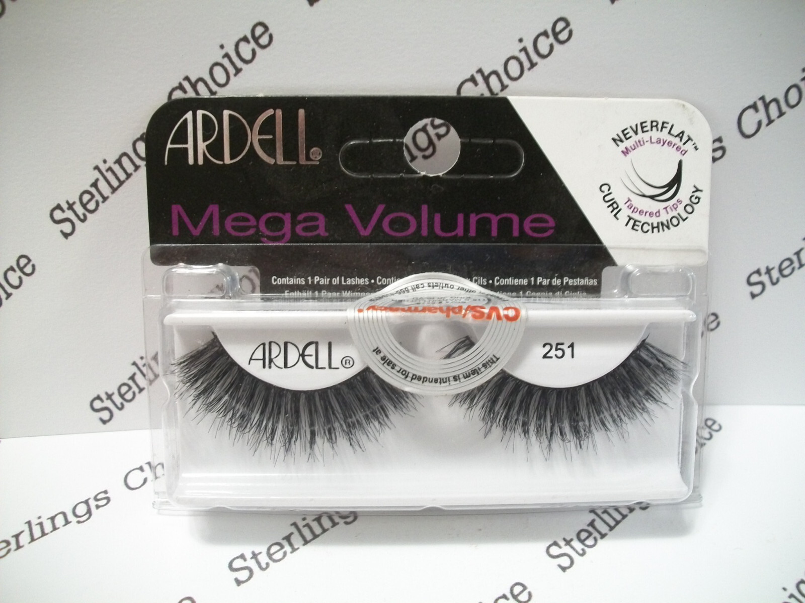 Ardell Mega Volume Eyelashes #251 Black - $7.37