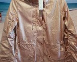 Soft Surroundings Coat Rose Go Lively Women&#39;s Size XS 2-4 Rain Jacket Ho... - £50.41 GBP
