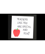 Special Teacher Magnet - Quote, educator, instructor, teaching, red apple - $3.95