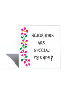 Neighbor Gift Magnet, Quote, special friends, people next door, neighbor... - £3.15 GBP
