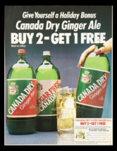 1984 Canada Dry Ginger Ale Circular Coupon Advertisement - $18.95