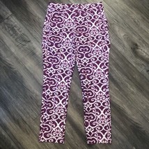 CHICO’S Travelers Collection Ikat Crepe Pants women’s size 0 Small Fleur Fuchsia - £12.44 GBP