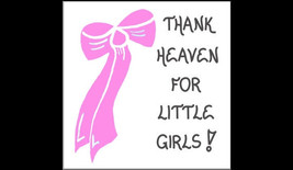 New Baby Magnet , Babies, female infant, Little Girl, toddler, Pink Bow ... - $3.95