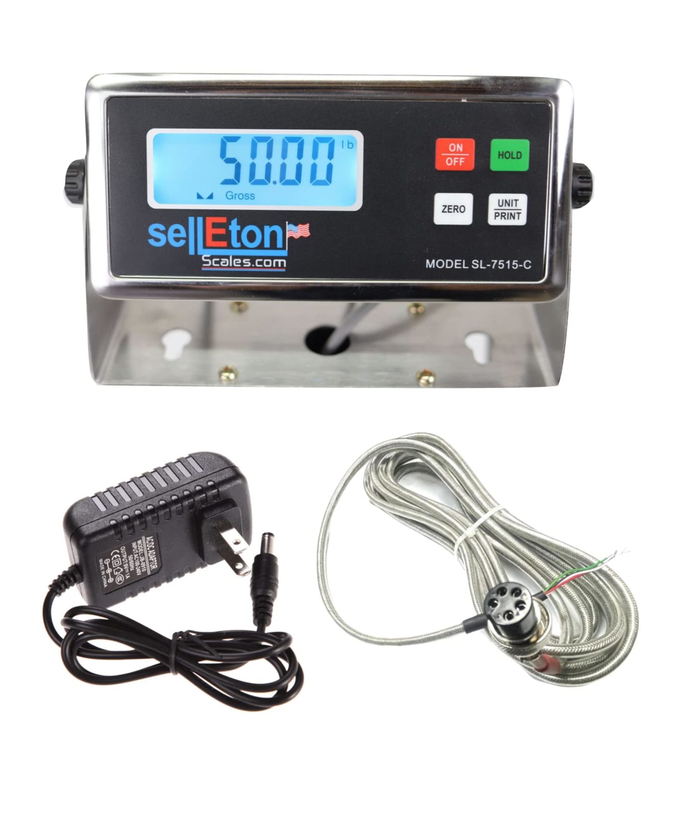 SellEton SL-7515-C Indicator with 5 Prong Connection, LCD Display with B... - $161.69