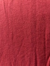 LULAROE LLR SIZE SMALL LOW SLEEVE T-SHIRT PLAIN DEEP RED #741 - £19.81 GBP