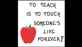 Teacher Magnet - Teaching quote, inspirational saying, educator professi... - £3.10 GBP
