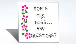 Mother Magnet - Humorous Quote, mom, Boss, In Charge Woman, Home Leader,... - $3.95