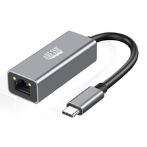 Adesso AUH-5000 USB-C to Ethernet Network Adapter - Gigabit Speed, Aluminum Allo - £30.71 GBP