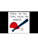 Magnet - Baseball Coach - Sports Team leader, thank you gift, Quote, spi... - $5.37 CAD