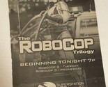 The Robocop Trilogy TV guide Print Ad Advertisement Peter Wellers TPA19 - £4.64 GBP