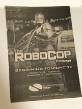 The Robocop Trilogy TV guide Print Ad Advertisement Peter Wellers TPA19 - £4.66 GBP