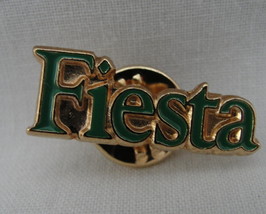  Lapel Pin Fiesta 1980s Party Festival Vintage Pinback Badge One Green G... - $4.99