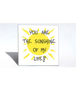 Magnet Quote - Love, happiness, friendship, sunshine, life, sun, inspired saying - £3.10 GBP