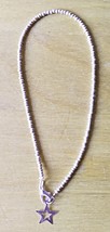 lot of 4 size 10&quot; assorted anklets with charms includes shell star heart - $6.99