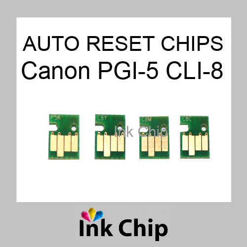 Auto Reset Chips for Canon ix4000 PGI-5K CLI-8C CLI-8M CLI-8 - $13.80