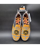 New Anime DragonBall Z Ground Up Men&#39;s Orange Gray Slip On Slide Shoes S... - $27.06 CAD