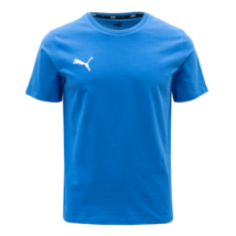 Puma TeamGOAL Casual Tee Men&#39;s T-Shirts Sports Tee Blue Asian Fit NWT 659376-02 - £30.13 GBP