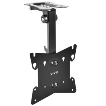 VIVO Black Manual Flip Down Mount Folding Pitched Roof Ceiling Mounting ... - £55.82 GBP
