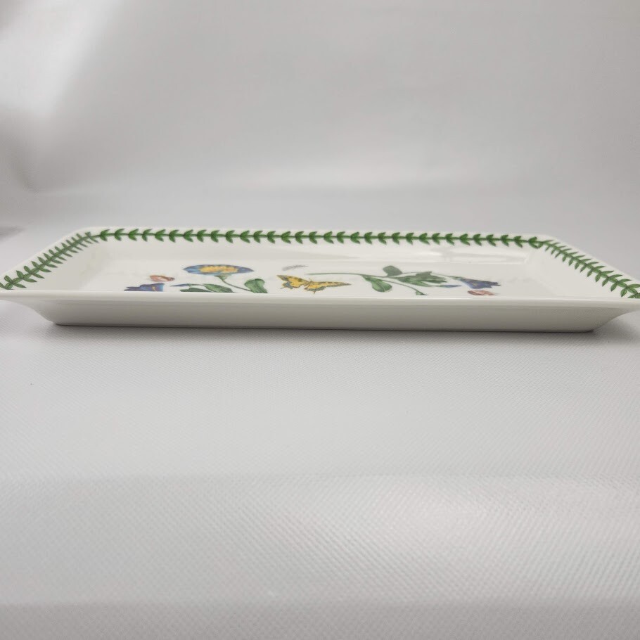 Portmeirion Botanic Gardens Trailing Bindweed Sandwich Tray 11.5 In. X  5.5 in Item image 2