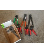 NICE LOT of 6 AMP ETC rht Crimp Crimpers Splice Hand Tool Ratchet type F... - $213.28 CAD