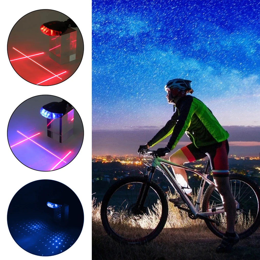 Tail Light Simple Installation Firmness Bicycles Accessories Bicycle Lights - £9.69 GBP+