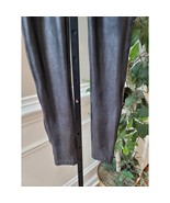 Spanx Leggings Women&#39;s XS Black Nylon Elastane High Waist Shiny Compression - $41.55 CAD