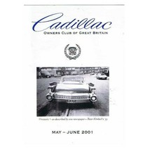Cadillac Owners Club of GB Newsletter Magazine May/June 2001 mbox2814 - £3.84 GBP