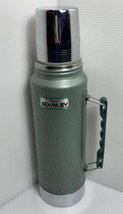 Stanley Aladdin Vtg Steel Vacuum Thermos Pour Through Stopper Quart Size - £25.77 GBP