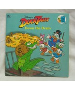 VINTAGE 1990 Walt Disney&#39;s DUCK TALES DOWN THE DRAIN Children&#39;s PAPERBAC... - $277.60 MXN