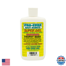 Pro-Cure Trophy Bass Super Gel, 8oz - Shad, Crawfish, Minnow Scent Formula - $35.88