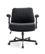 Ergonomic Swivel Office Chair With Wheels And Flip Arms For Comfort - $186.30