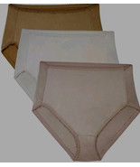 VANITY FAIR Women Underwear 4XL 11 Undershaper 3 Pk HiCut Nylon Blend Lt... - $23.96 CAD