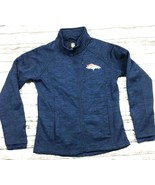 NFL Team Apparel Denver Broncos Women’s Navy Blue Full Zip Jacket-MEDIUM - €12,21 EUR