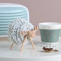 Sheep Shaped Felt Coasters - £12.69 GBP