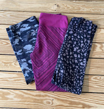 Fabletics Women’s Set Of 3 Athletic leggings size S Black pink BN - £22.70 GBP