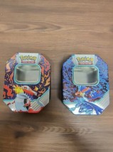 Empty Pokemon TCG Collectible Tins Lot Of 2 - £9.47 GBP