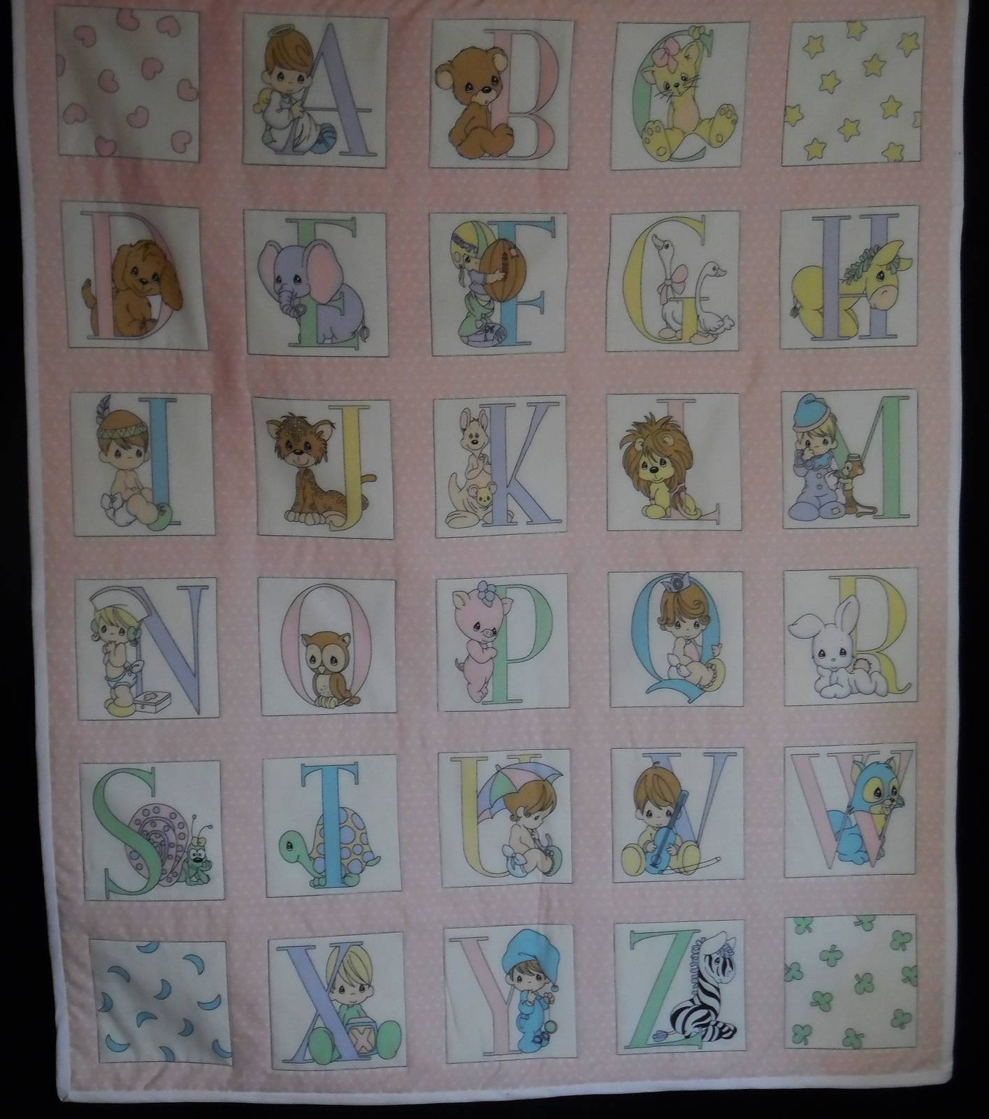 Primary image for Pink Alphabet Precious Moments Quilt