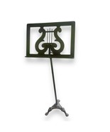 Vintage 19th Century Antique Hamilton Oak Music Stand With Iron Base - $187.00